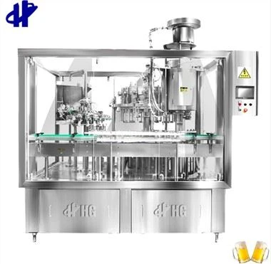 16-Kopf-Typ Bierflaschenspüler-Füller-Verschließmaschine